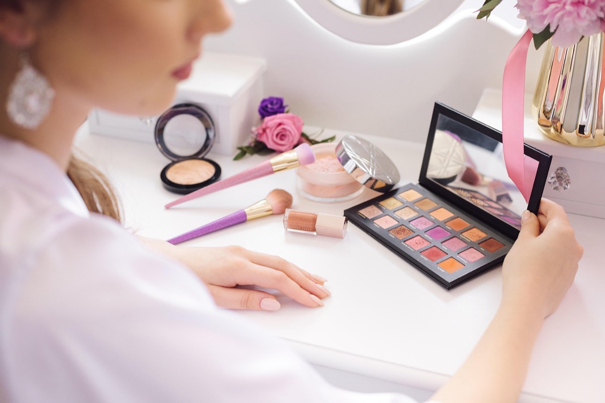 Set di trucchi e cosmetici di tendenza