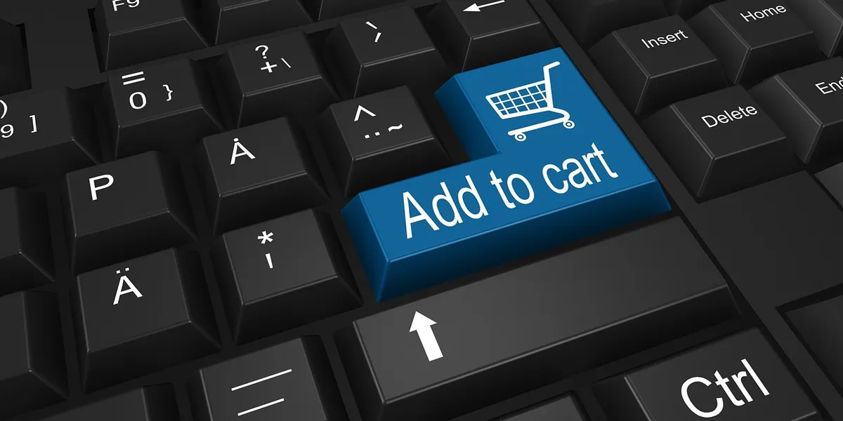 online, shopping, ecommerce, e-commerce, cart, add, to, keyboard, buy, purchase, internet, customer, computer, website, amazon, gray computer, gray laptop, gray