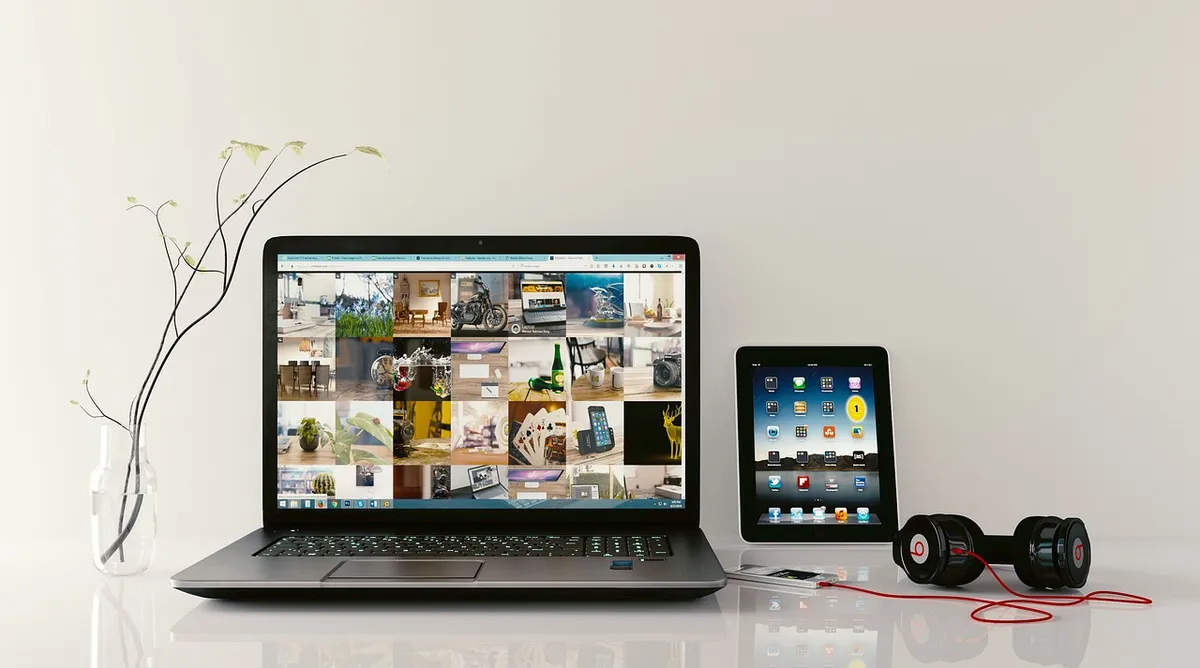 laptop, workstation, browsing, tablet, computer, desk, multimedia, media, digital tablet, headset, workspace, isolated, laptop, laptop, laptop, laptop, laptop,