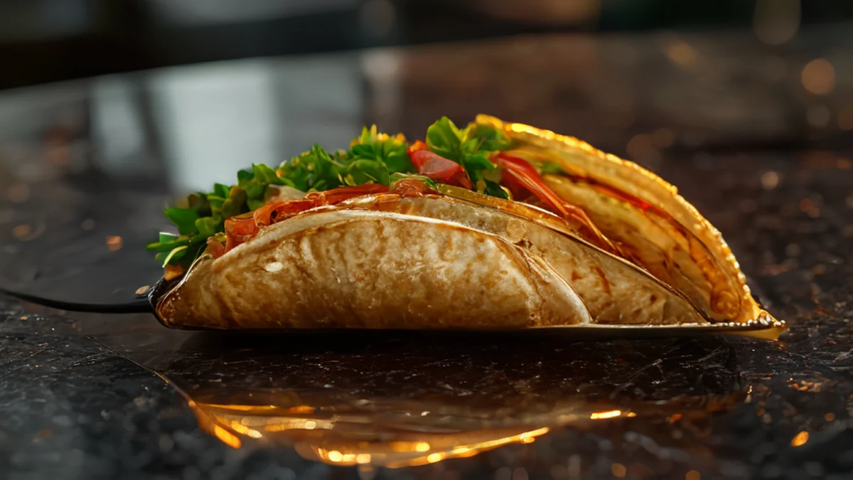 Taco-Shell-Knife mit scharfem Blatt für die Schale von Korn.