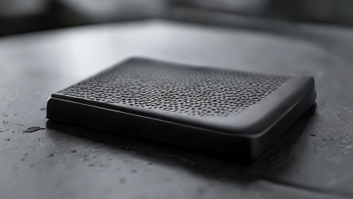 Grip panel for vehicle control, featuring tactile markings and ergonomic design.